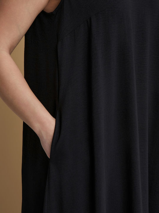 Maxi Damenkleid Schwarz
