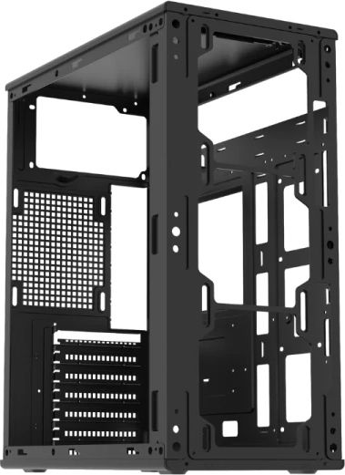 Prime-ATX-4XRGB Gaming Midi Tower Computer Case with ARGB Lighting Black