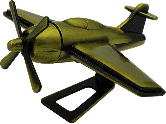 Avion Decorativ Antic Metalic 14x3x14cm