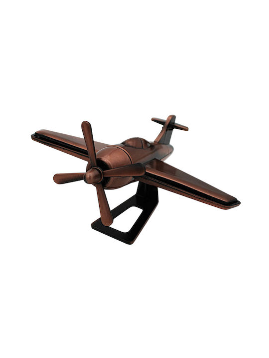 Antique Decorative Metallic Airplane 14x3x14cm