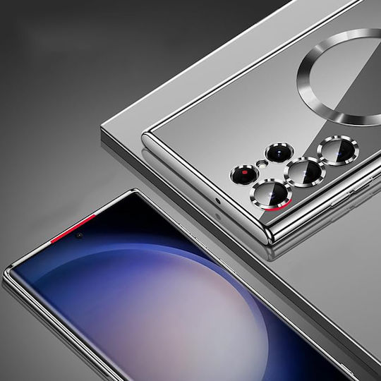 Techsuit Luxus Kristall Rückseitenhülle Transparent (Galaxy S26 Ultra)