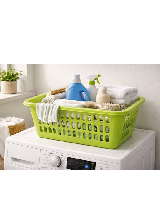 keleman Coș De Rufe Din Plastic 30lt 54.5x39x23cm Verde keleman Coș De Rufe Din Plastic 30lt 54.5x39x23cm Verde