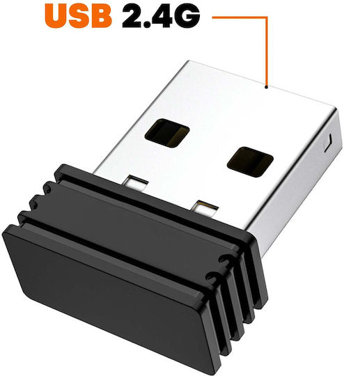 LinQ Ultra-Precise Безжична Мишка Черна