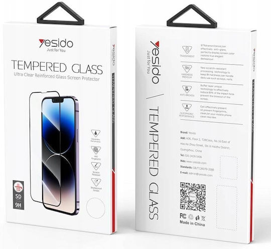 Yesido 5D Gehärtetes Glas (Galaxy S23)