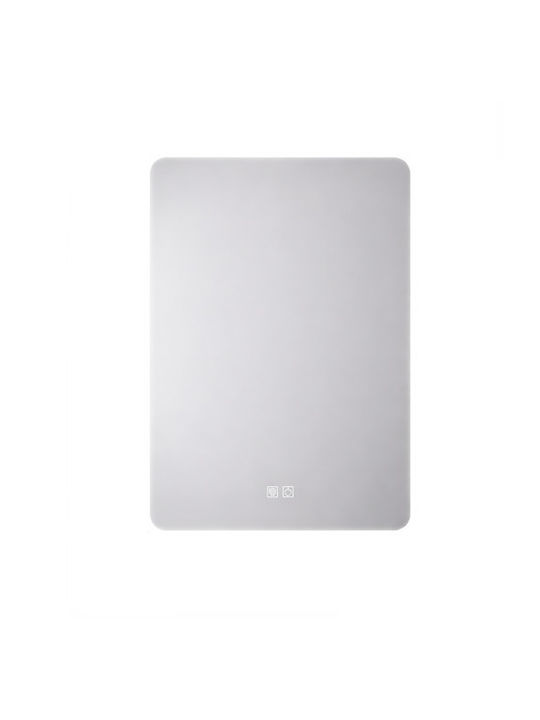 Огледало За Баня LED Touch Mirrorlux Eos S-4533v Правоъгълно 800х600мм