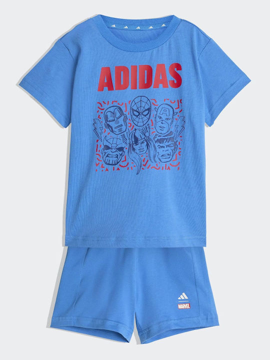 adidas Kids Set with Shorts Blue 2 Pieces