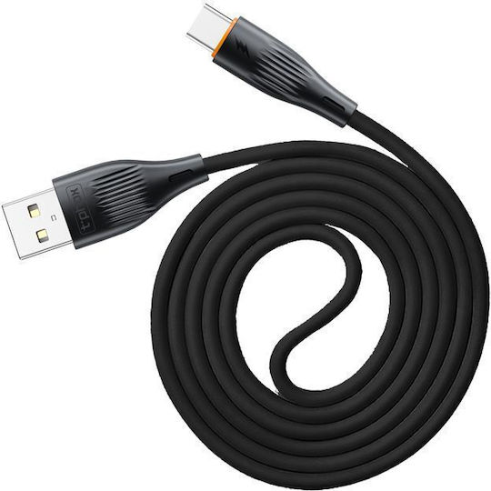 T-Phox Gentle USB 3.0 Cable USB-C male - USB-A 60W Μαύρο 1m 1662970293