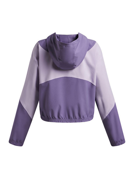 Under Armour Women's Sports Waterproof and Windproof Jacket Purple