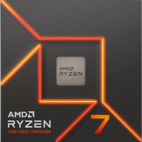 AMD Ryzen 7 7700X 4.5GHz Επεξεργαστής 8 Πυρήνων για Socket AM5 σε Κουτί