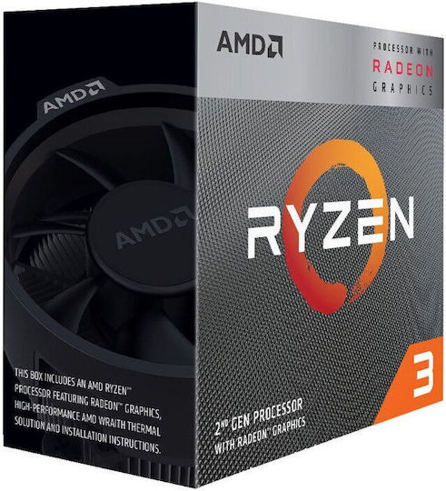 AMD Ryzen 3 3200G 3.6GHz Процесор 4 Ядра за Socket AM4 Tray