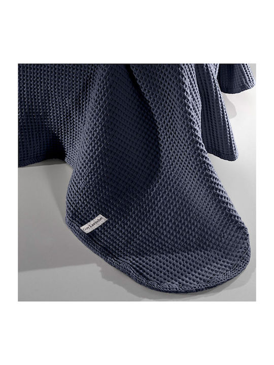 Guy Laroche Eternity Pique Double Blanket 230x240cm Marine