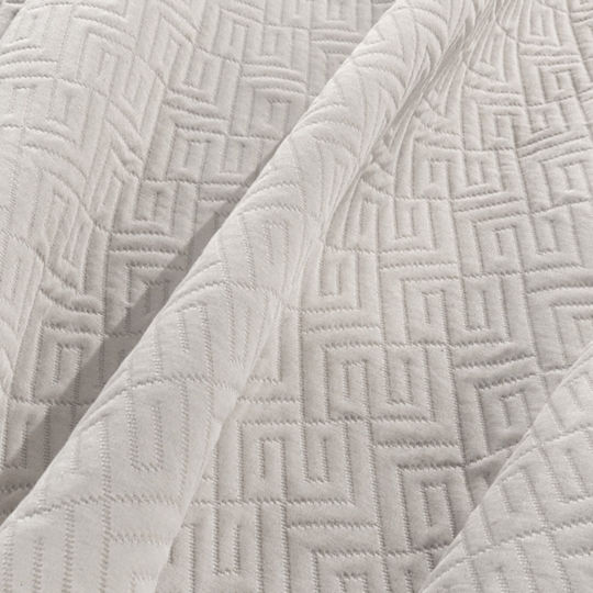 Guy Laroche Pique Double Blanket 245x260cm Natural