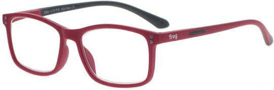 Frog Optical Reading Glasses +4.00 Burgundy Color