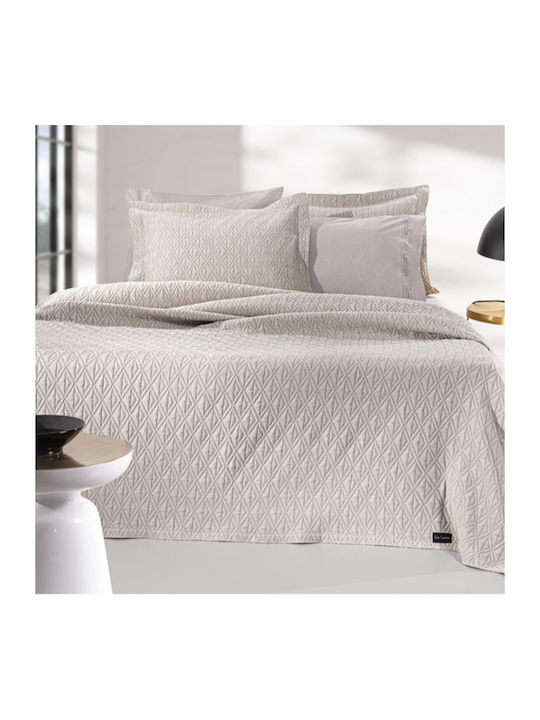 Guy Laroche Oasis Piqué Bettdecke Übergröße 245x260cm Linen