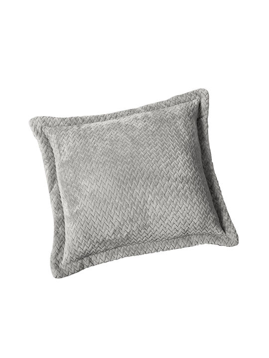 Guy Laroche Rombus Fleece Blanket Double 220x240cm Silver