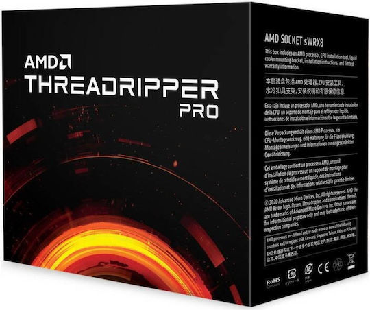 AMD Ryzen Threadripper 5995WX 2.7GHz Процесор 64 Ядра за Сокет sWRX8 в Кутия