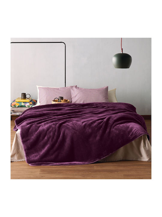 Kentia Monaco Κουβέρτα Βελουτέ Ημίδιπλη 180x220εκ.