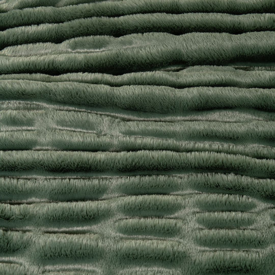 Nima Mossy Κουβέρτα Γούνινη Υπέρδιπλη 220x240εκ. Dark Green