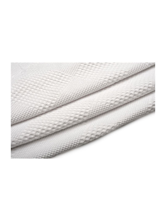 Dimcol Decke Pique Einzel 165x250cm White
