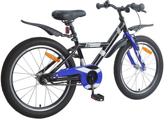 vidaXL 18" Kinderfahrrad Mountainbike Schwarz