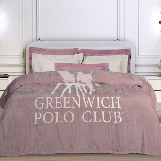 Greenwich Polo Club 3491 Fleece Single Blanket 160x220cm Nude