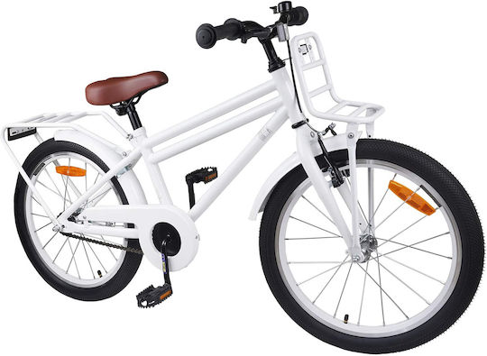 vidaXL 18" Kinderfahrrad Mountainbike Weiß