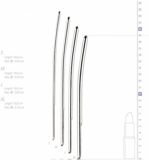 Sinner Gear BDSM Kit σε Ασημί Χρώμα 4τμχ