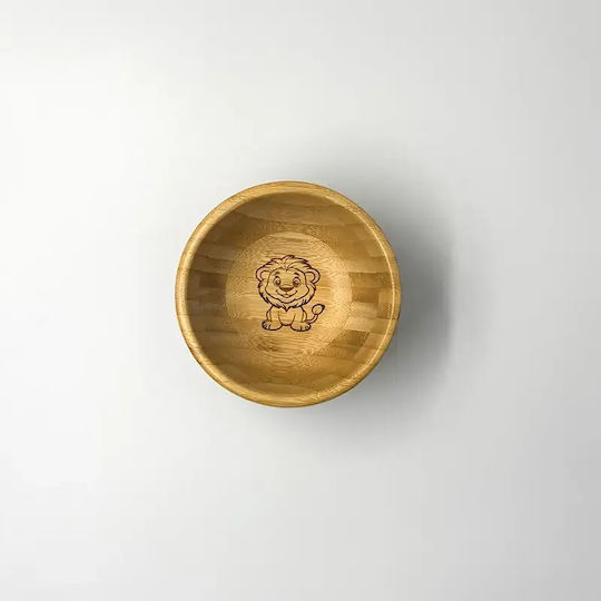 Pandaboo Toddler Food Bowl Made of Bamboo Purple