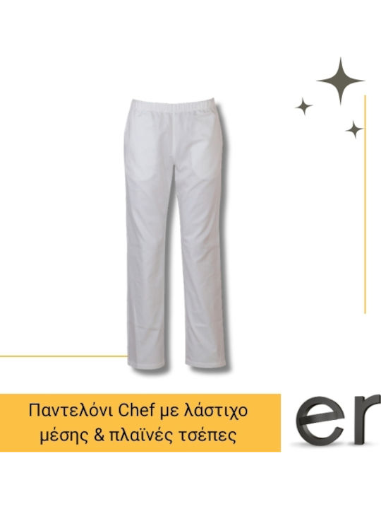 Fageo Pantaloni De Lucru Albi