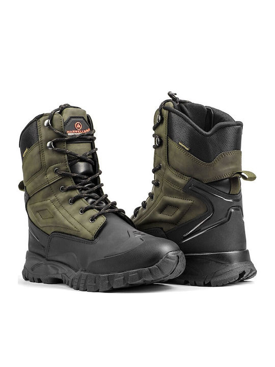 Marwells Männer Wanderschuhe Wasserdichte Grüne