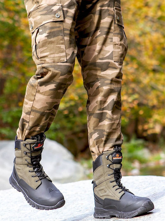 Marwells Männer Wanderschuhe Wasserdichte Grüne