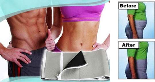 Slim Silhouette Waist Support Sweating Slimming Belt Unisex One Size