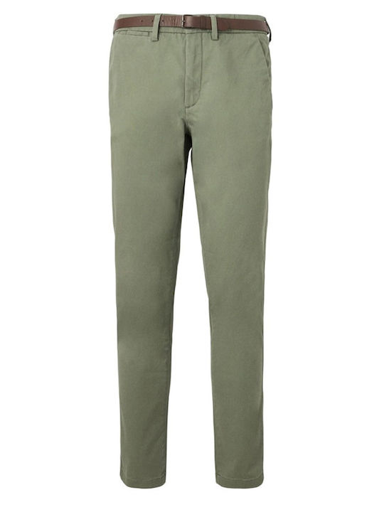 Herrenhosen Chino Elastisch in Slim Passform Grün