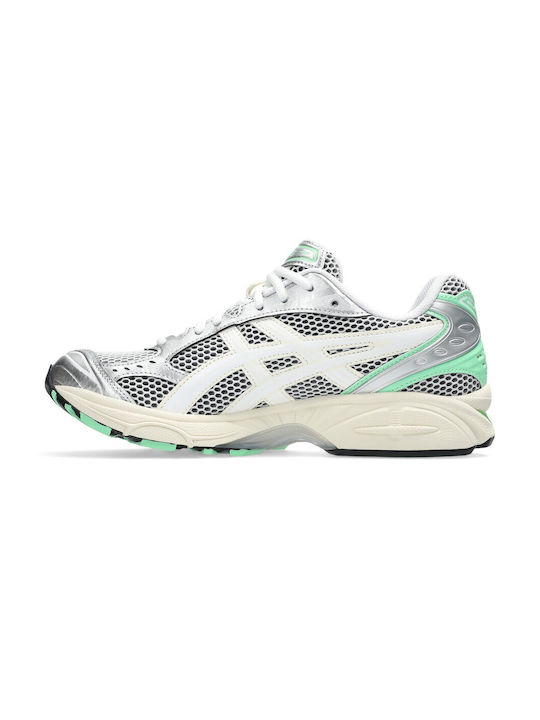 Gelkayano Männer Sportschuhe Laufen Silber Limette