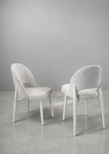 Σετ Τραπεζαρίας Traverter Λευκό Μοντέρνο 170x90x75cm