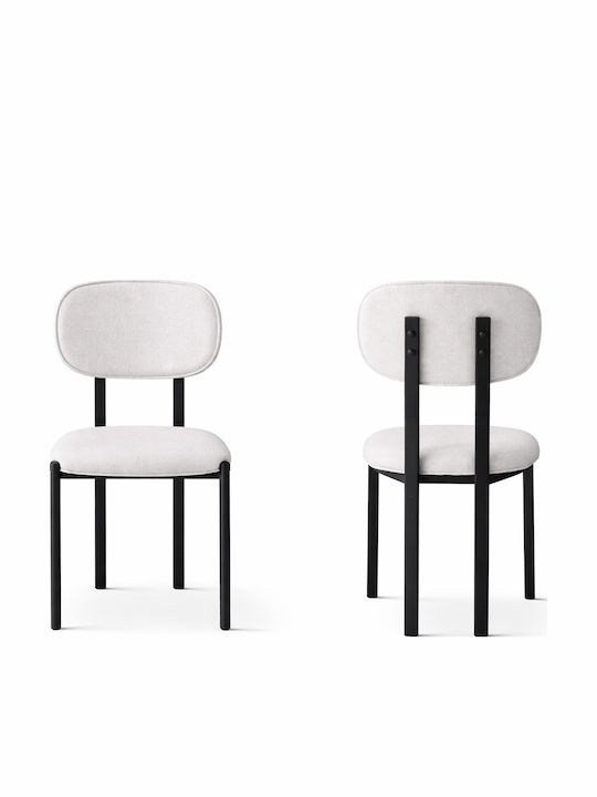 SteweHome Esszimmermöbel-Set Bohem Marmor Weiß Schwarz 170x90x75cm