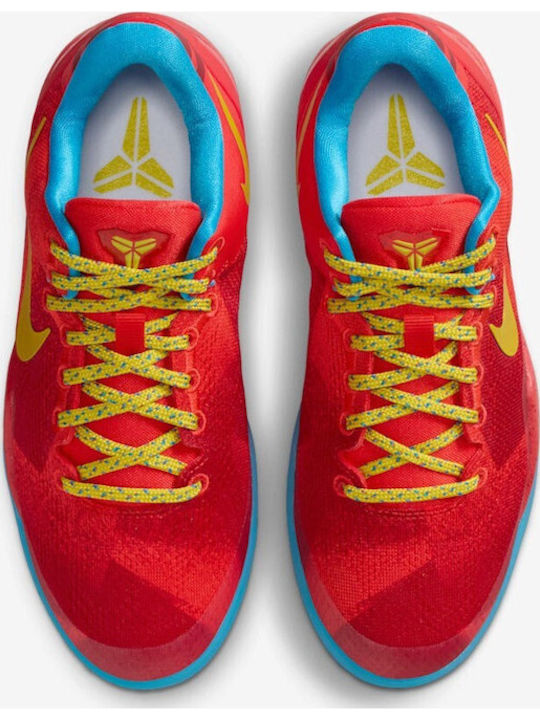 Kobe 8 Year Of The Horse Αθλητικά Παιδικά Παπούτσια Running με Κορδόνια Κόκκινα