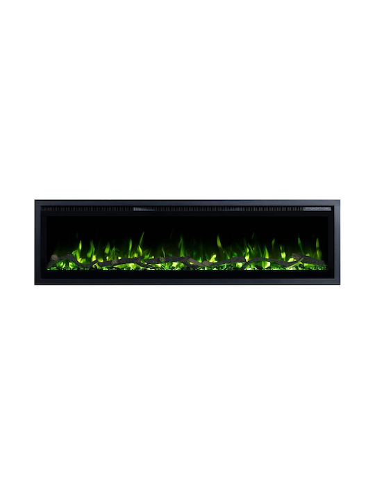 Hitense Notting Hill-60 Wall Mounted Electric Fireplace 1800W 151.6x11.8cm Gray