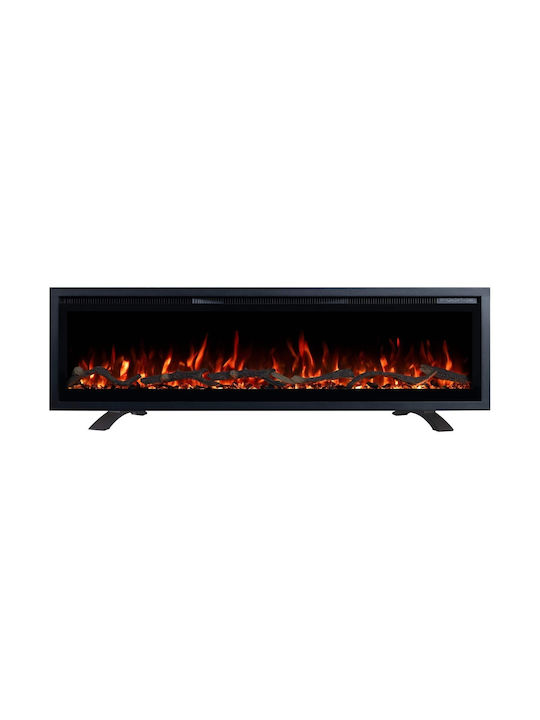 Hitense Notting Hill-60 Wall Mounted Electric Fireplace 1800W 151.6x11.8cm Gray