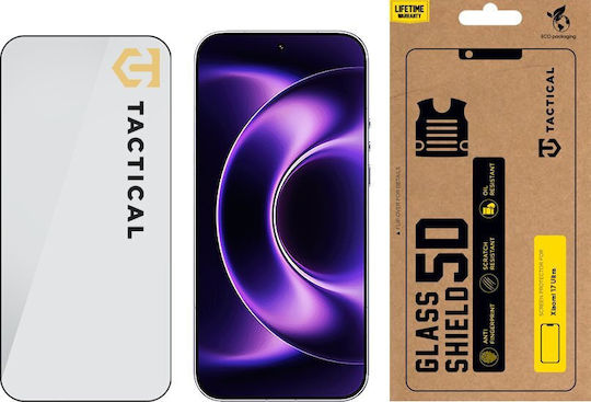 Tactical 5D 0.33mm Tempered Glass Μαύρο (Xiaomi 17 Ultra)