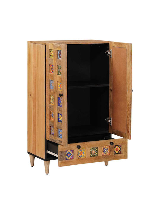 Double Door Wardrobe Natural 60x33.5x100cm