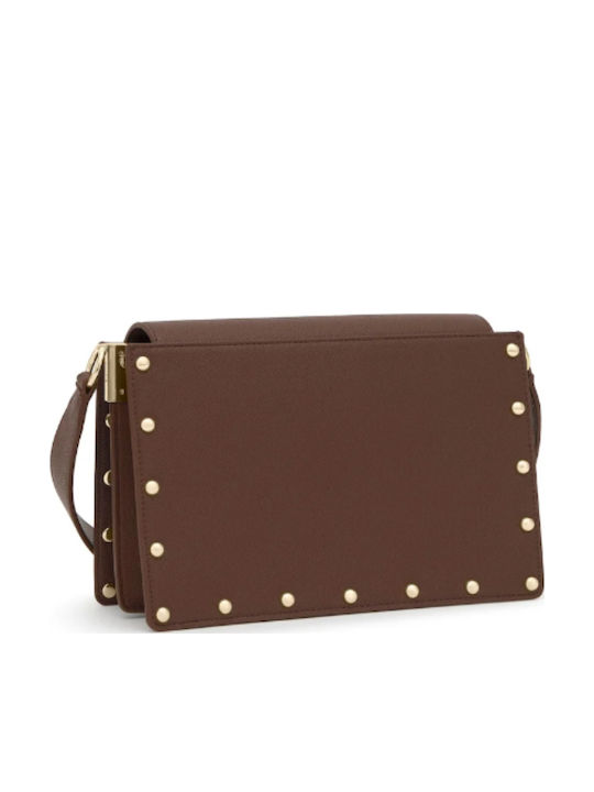 Leather Women's Shoulder Bag Brown