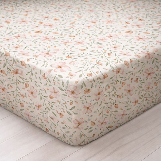 My Home Luxury Sheet Super-Double with Elastic 160x200+25cm. Sara Multicolour