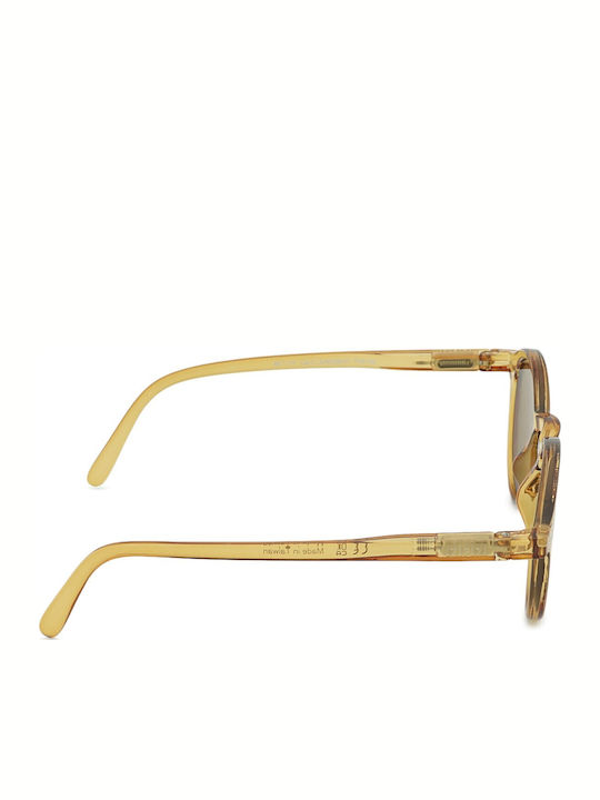Izipizi #d Οβάλ Παιδικά Γυαλιά Ηλίου με Polarized Καθρέφτη Φακό Καφέ για 7-11 Ετών