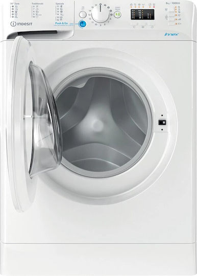 Indesit BWSA 51051 W EU N Πλυντήριο Ρούχων 5kg 1000 Στροφών