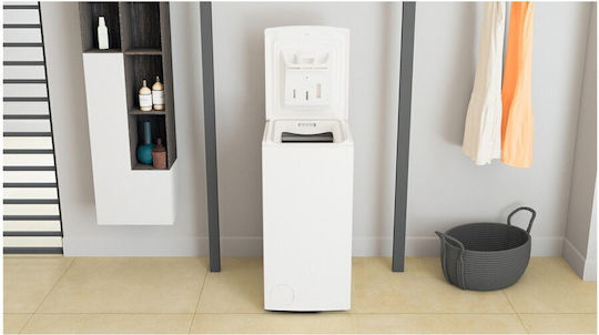 Whirlpool Πλυντήριο Ρούχων Άνω Φόρτωσης 7kg 1200 Στροφών FreshCare TDLR 7231BS EU