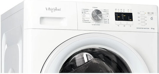 Whirlpool Пералня 6кг 1200 Оборота 6th Sense FFL 6238 W EE