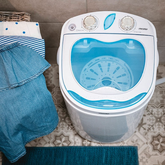 Mesko MS-8053 Portable Washing Machine in White Colour MS8053