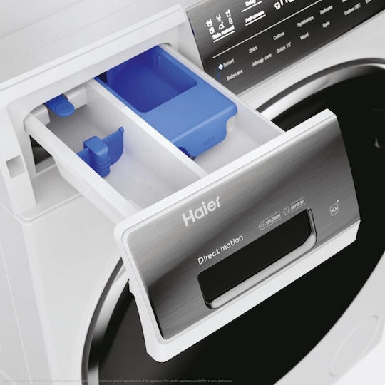 Haier Πλυντήριο Ρούχων 9kg με Τεχνολογία Ατμού 1400 Στροφών HW90G-B14979TU1S