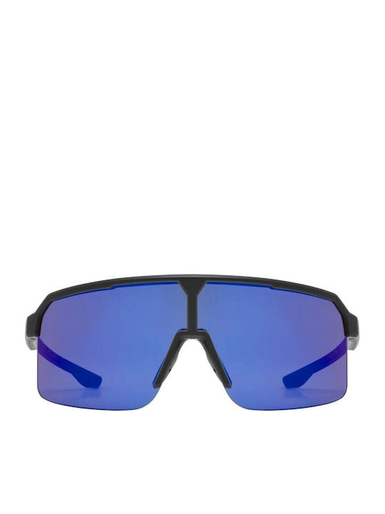 Uvex Unisex Sonnenbrillen mit Schwarzem Rahmen und Schwarzem Spiegelglas S5340032214